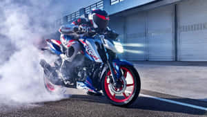 Motorcycle Burnout Performance Wallpaper