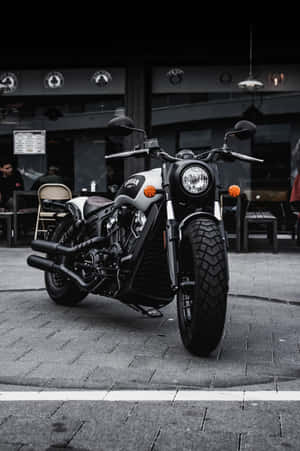 Motorcycle Iphone Black Indian Scout Wallpaper