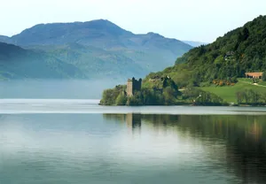 Mountain At Loch Ness Lake Wallpaper