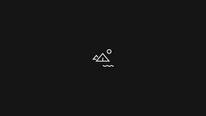 Mountain Line Art Minimalist Aesthetic Laptop Wallpaper