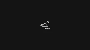 Mountain Line Art Minimalist Aesthetic Laptop Wallpaper