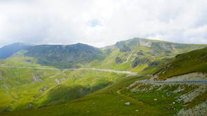 Mountain Pass In Romania Wallpaper