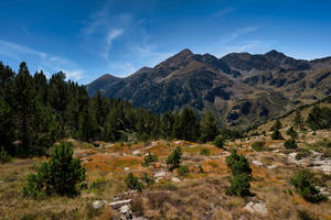 Mountain Range Andorra Wallpaper