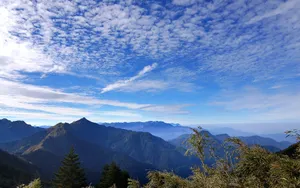 Mountain Under Azure Sky Wallpaper