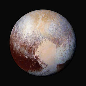 Mountainous Planet Pluto Wallpaper