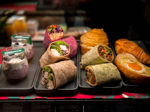 Mouth Watering Chicken Burrito Wallpaper