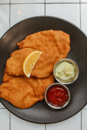 Mouthwatering Wiener Schnitzel Wallpaper