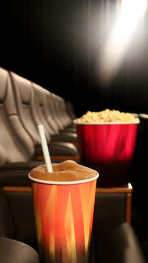 Movie Theater Snacks Experience Wallpaper