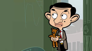 Mr. Bean At Haunted House Wallpaper