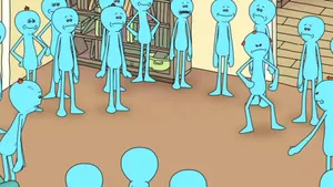 Mr Meeseeks Group Meeting Wallpaper