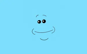 Mr Meeseeks Unhappy Face Wallpaper