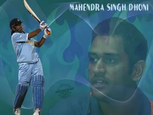 Ms Dhoni Indian Team Captain Wallpaper