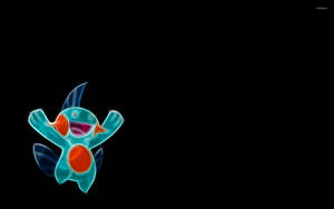 Mudkip Neon Photo Wallpaper