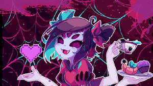 Muffet Invites You To A Tea Party Wallpaper