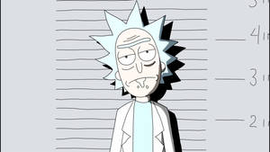 Mug Shot Of Rick Sanchez Wallpaper