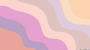 Multicolored Pastel Swirls Come Together To Create A Unique Abstract Artwork Wallpaper