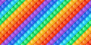 Multicolored Pop-it Rectangle Fidget Toy Wallpaper