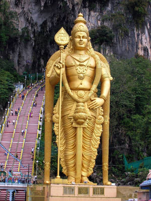 Murugan Hindu God Statue Wallpaper