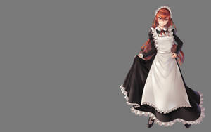 Mushoku Tensei Eris Maid Dress Wallpaper