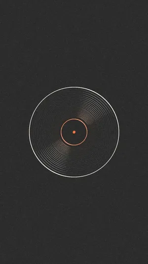 Music From Another Era: The Vinyl Record Wallpaper