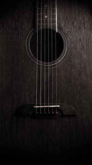 Music Phone Brown Guitar Wallpaper