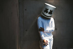 Music Producer Marshmello In The Studio Wallpaper