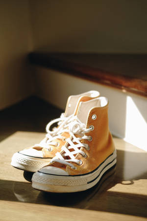 Mustard Yellow Converse Wallpaper