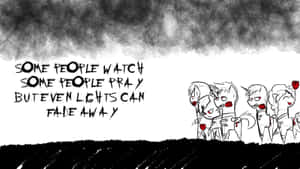 My Chemical Romance Band In Action Wallpaper