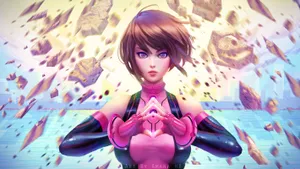 My Hero Academia 4k Ochako Artwork Wallpaper