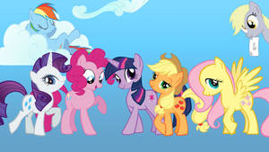 My Little Pony Blue Sky Desktop Wallpaper