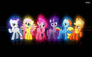 My Little Pony Cool Neon Art Wallpaper