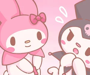 My Melody Kuromi Cute Desktop Wallpaper