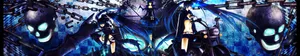 Mysterious Blue Anime Girl Wallpaper