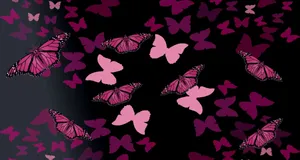 Mysterious Dark Butterfly Wallpaper