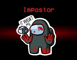 Mysterious Imposter On Duty In Among Us Wallpaper