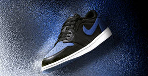 Mystic Blue Air Jordan Shoes Wallpaper