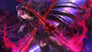 Mystic Shadow Anime Girl2560x1440 Wallpaper
