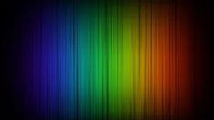 “mystical Black Rainbow Of Color And Beauty” Wallpaper
