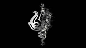 Mystical Disintegration Of The Trishul Symbol Wallpaper