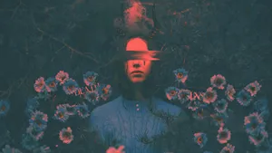 Mystical_ Floral_ Girl_ Aesthetic.jpg Wallpaper