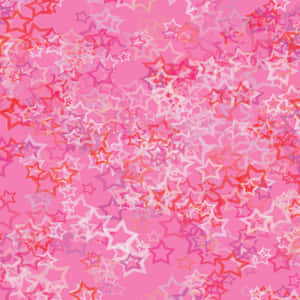Mystical Pink Starry Night Wallpaper