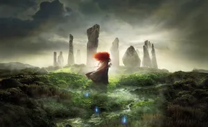 Mystical Scene With Merida Wallpaper