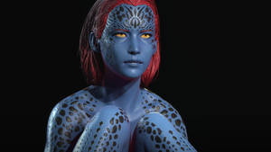 Mystique Cold Stare Wallpaper