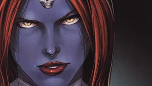 Mystique Deadly Glare Wallpaper