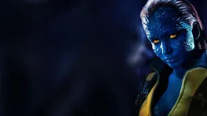 Mystique In Vest Wallpaper