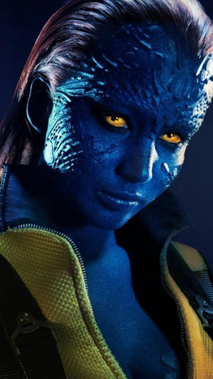 Mystique Intently Looking Wallpaper