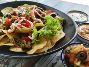 Nachos Mexican Food Wallpaper