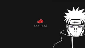 Nagato In Black And White Akatsuki Aesthetic Wallpaper