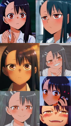 Nagatoro Hayase Collage Wallpaper