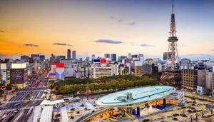Nagoya Hiyasa Odori Park Aerial Wallpaper